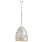 vidaXL Hängelampe Industriestil 25 W Silbern Rund 42 cm E27 vidaXL Hängelampe Industriestil 25 W Silbern Rund 42 cm E27