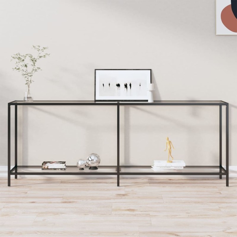 vidaXL Konsolentisch Transparent 200x35x75,5 cm Hartglas vidaXL Konsolentisch Transparent 200x35x75,5 cm Hartglas