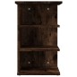 vidaXL Beistellregal Räuchereiche 35x35x55 cm Holzwerkstoff vidaXL Beistellregal Räuchereiche 35x35x55 cm Holzwerkstoff