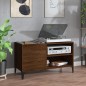vidaXL Plattenschrank Braun Eichen-Optik 84,5x38x48 cm Holzwerkstoff vidaXL Plattenschrank Braun Eichen-Optik 84,5x38x48 cm Holzwerkstoff