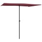 vidaXL Sonnenschirm mit Aluminium-Mast 2x1,5 m Bordeauxrot vidaXL Sonnenschirm mit Aluminium-Mast 2x1,5 m Bordeauxrot