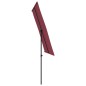 vidaXL Sonnenschirm mit Aluminium-Mast 2x1,5 m Bordeauxrot vidaXL Sonnenschirm mit Aluminium-Mast 2x1,5 m Bordeauxrot