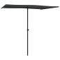 vidaXL Sonnenschirm mit Aluminium-Mast 2x1,5 m Schwarz vidaXL Sonnenschirm mit Aluminium-Mast 2x1,5 m Schwarz