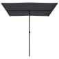 vidaXL Sonnenschirm mit Aluminium-Mast 2x1,5 m Schwarz vidaXL Sonnenschirm mit Aluminium-Mast 2x1,5 m Schwarz