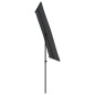 vidaXL Sonnenschirm mit Aluminium-Mast 2x1,5 m Schwarz vidaXL Sonnenschirm mit Aluminium-Mast 2x1,5 m Schwarz