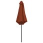 vidaXL Sonnenschirm mit Aluminium-Mast 270x246 cm Terrakotta vidaXL Sonnenschirm mit Aluminium-Mast 270x246 cm Terrakotta