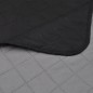 vidaXL Zweiseitige Tagesdecke Gesteppt Schwarz/Grau 170x210cm vidaXL Zweiseitige Tagesdecke Gesteppt Schwarz/Grau 170x210cm