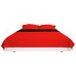 vidaXL Gesteppte Wende-Tagesdecke Rot and Schwarz 230x260 cm vidaXL Gesteppte Wende-Tagesdecke Rot and Schwarz 230x260 cm