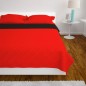 vidaXL Gesteppte Wende-Tagesdecke Rot and Schwarz 230x260 cm vidaXL Gesteppte Wende-Tagesdecke Rot and Schwarz 230x260 cm