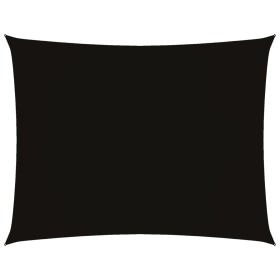 vidaXL Sonnensegel Oxford-Gewebe Rechteckig 2x3 m Schwarz