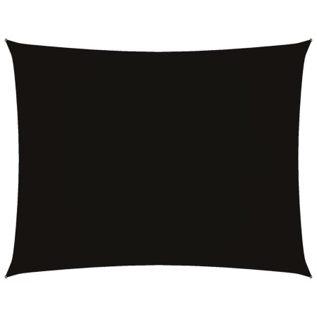 vidaXL Sonnensegel Oxford-Gewebe Rechteckig 2x3 m Schwarz