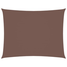 vidaXL Sonnensegel Oxford-Gewebe Rechteckig 3x4,5 m Braun