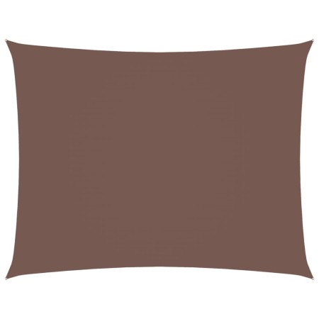 vidaXL Sonnensegel Oxford-Gewebe Rechteckig 3x4,5 m Braun