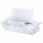 vidaXL Bettwäsche-Set Weiß 140x200 cm Leichte Mikrofaser vidaXL Bettwäsche-Set Weiß 140x200 cm Leichte Mikrofaser