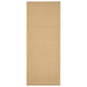 vidaXL Teppich Natur Sisal 100x250 cm