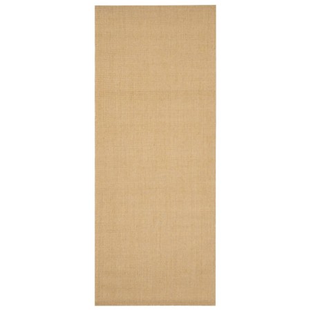 vidaXL Teppich Natur Sisal 100x250 cm