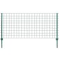 vidaXL Metallzaun Stahl 20 x 1,2 m Grün vidaXL Metallzaun Stahl 20 x 1,2 m Grün