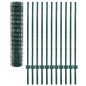 vidaXL Metallzaun Stahl 20 x 1,2 m Grün vidaXL Metallzaun Stahl 20 x 1,2 m Grün