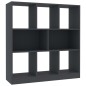 vidaXL Bücherregal Grau 97,5x29,5x100 cm Holzwerkstoff vidaXL Bücherregal Grau 97,5x29,5x100 cm Holzwerkstoff
