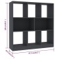 vidaXL Bücherregal Grau 97,5x29,5x100 cm Holzwerkstoff vidaXL Bücherregal Grau 97,5x29,5x100 cm Holzwerkstoff
