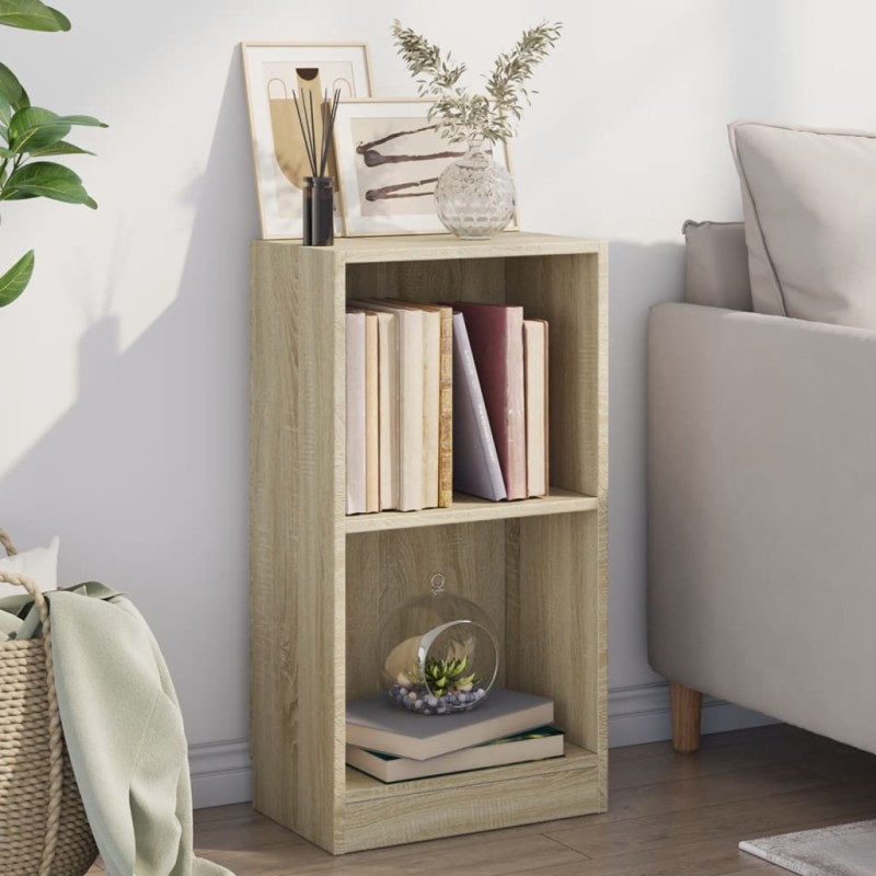 vidaXL Bücherregal Sonoma-Eiche 40x24x75 cm Holzwerkstoff vidaXL Bücherregal Sonoma-Eiche 40x24x75 cm Holzwerkstoff