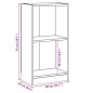 vidaXL Bücherregal Sonoma-Eiche 40x24x75 cm Holzwerkstoff vidaXL Bücherregal Sonoma-Eiche 40x24x75 cm Holzwerkstoff
