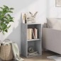 vidaXL Bücherregal 2 Fächer Betongrau 40x30x76,5 cm Holzwerkstoff vidaXL Bücherregal 2 Fächer Betongrau 40x30x76,5 cm Holzwerkstoff
