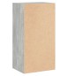 vidaXL Bücherregal 2 Fächer Betongrau 40x30x76,5 cm Holzwerkstoff vidaXL Bücherregal 2 Fächer Betongrau 40x30x76,5 cm Holzwerkstoff