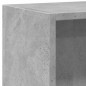 vidaXL Bücherregal 2 Fächer Betongrau 40x30x76,5 cm Holzwerkstoff vidaXL Bücherregal 2 Fächer Betongrau 40x30x76,5 cm Holzwerkstoff