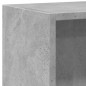 vidaXL Bücherregal 2 Fächer Betongrau 60x30x76,5 cm Holzwerkstoff vidaXL Bücherregal 2 Fächer Betongrau 60x30x76,5 cm Holzwerkstoff