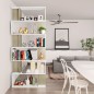 vidaXL Bücherregal/Raumteiler Weiß Sonoma-Eiche 80×24×192 cm vidaXL Bücherregal/Raumteiler Weiß Sonoma-Eiche 80×24×192 cm