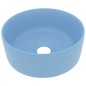 vidaXL Luxuriöses Waschbecken Rund Matt Hellblau 40x15 cm Keramik vidaXL Luxuriöses Waschbecken Rund Matt Hellblau 40x15 cm Keramik