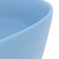 vidaXL Luxuriöses Waschbecken Rund Matt Hellblau 40x15 cm Keramik vidaXL Luxuriöses Waschbecken Rund Matt Hellblau 40x15 cm Keramik