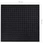 vidaXL Regenbrause Edelstahl 50x50 cm Quadrat Schwarz vidaXL Regenbrause Edelstahl 50x50 cm Quadrat Schwarz