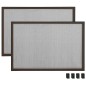 vidaXL Ausziehbarer Insektenschutz für Fenster Braun (100-193)x75 cm vidaXL Ausziehbarer Insektenschutz für Fenster Braun (100-193)x75 cm