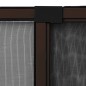 vidaXL Ausziehbarer Insektenschutz für Fenster Braun (100-193)x75 cm vidaXL Ausziehbarer Insektenschutz für Fenster Braun (100-193)x75 cm