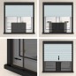 vidaXL Ausziehbarer Insektenschutz für Fenster Braun (100-193)x75 cm vidaXL Ausziehbarer Insektenschutz für Fenster Braun (100-193)x75 cm