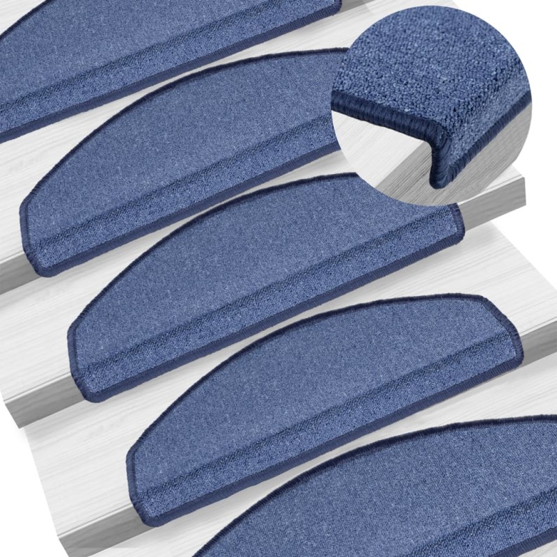 vidaXL Stufenmatten 10 Stk. 65x24x4 cm Blau vidaXL Stufenmatten 10 Stk. 65x24x4 cm Blau