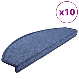 vidaXL Stufenmatten 10 Stk. 65x24x4 cm Blau