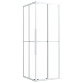 vidaXL Duschkabine ESG Matt 80x80x180 cm