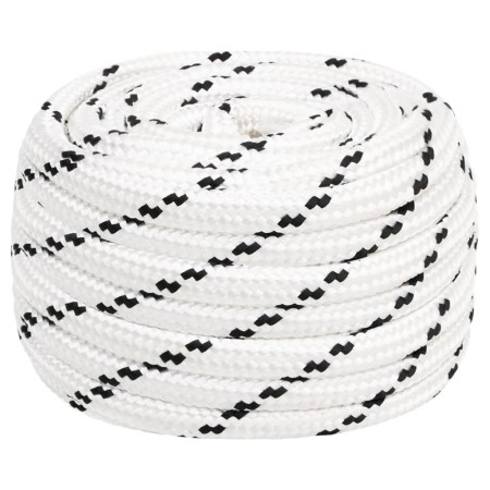 vidaXL Arbeitsseil Weiß 20 mm 25 m Polyester