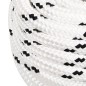 vidaXL Arbeitsseil Weiß 20 mm 25 m Polyester vidaXL Arbeitsseil Weiß 20 mm 25 m Polyester