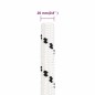 vidaXL Arbeitsseil Weiß 20 mm 25 m Polyester vidaXL Arbeitsseil Weiß 20 mm 25 m Polyester