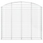 vidaXL Gabione mit Hochbogen 200x30x160/180 cm Verzinktes Eisen vidaXL Gabione mit Hochbogen 200x30x160/180 cm Verzinktes Eisen
