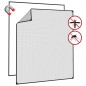vidaXL Magnet-Insektenschutz für Fenster Anthrazit 130x150 cm vidaXL Magnet-Insektenschutz für Fenster Anthrazit 130x150 cm