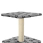 vidaXL Katzen-Kratzbaum Sisal 55 cm Grau Pfoten-Aufdruck vidaXL Katzen-Kratzbaum Sisal 55 cm Grau Pfoten-Aufdruck