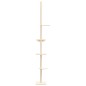 vidaXL Kratzbaum Deckenhoch Creme 263,5-289,5 cm vidaXL Kratzbaum Deckenhoch Creme 263,5-289,5 cm