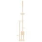 vidaXL Kratzbaum Deckenhoch Creme 258,5-284,5 cm vidaXL Kratzbaum Deckenhoch Creme 258,5-284,5 cm