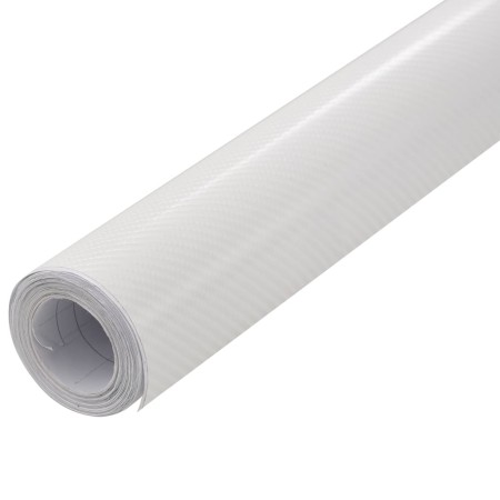 vidaXL Autofolien 2 Stk. 4D Weiß 100x150 cm