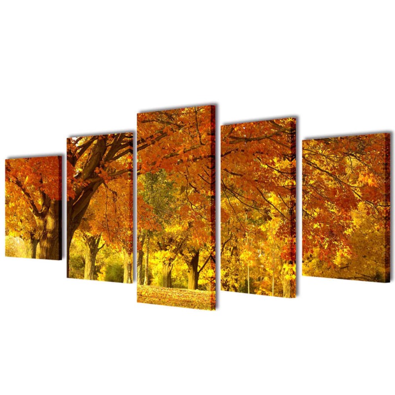 Bilder Dekoration Set Ahorn 100 x 50 cm Bilder Dekoration Set Ahorn 100 x 50 cm